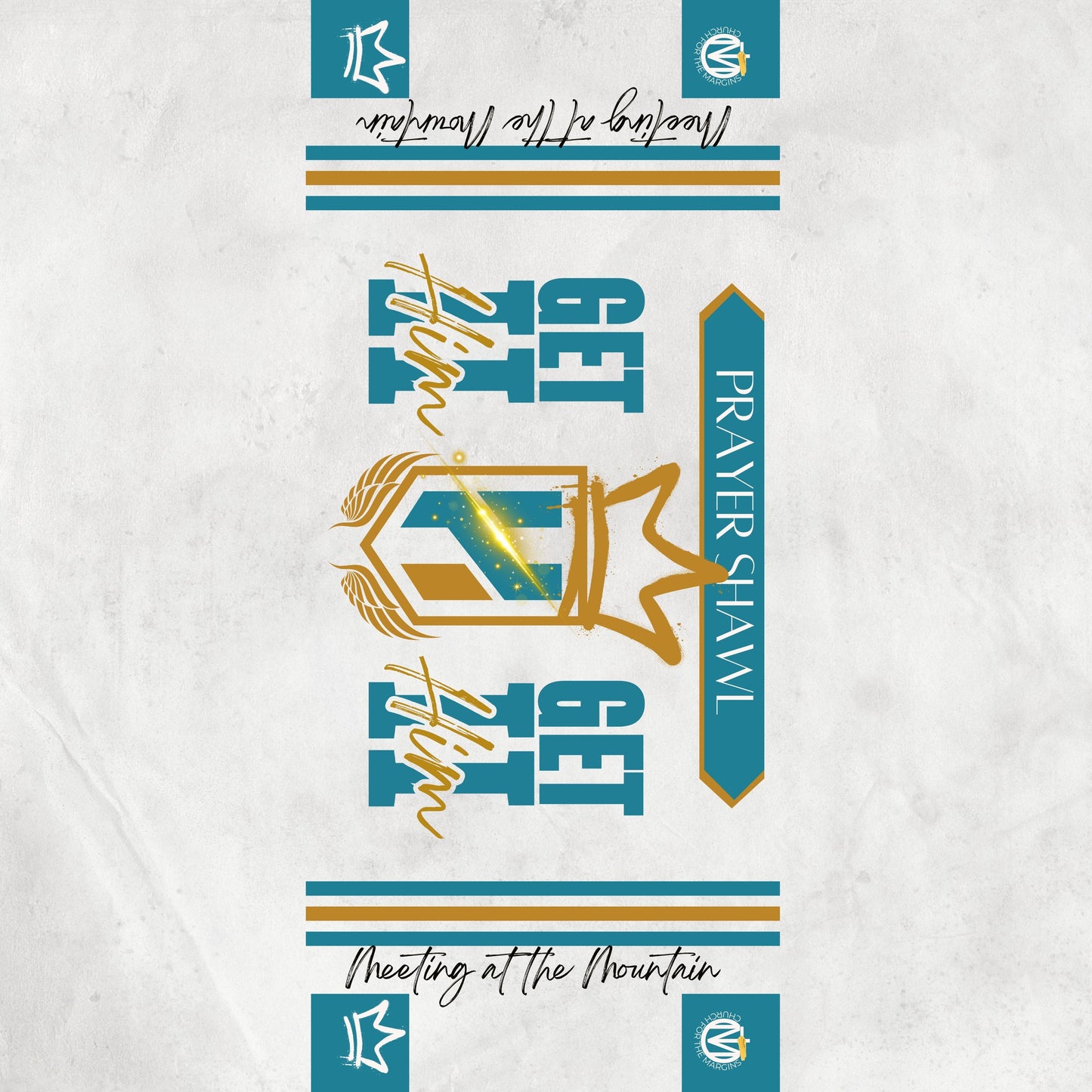 Get To HIM Prayer Shawl – Teal
