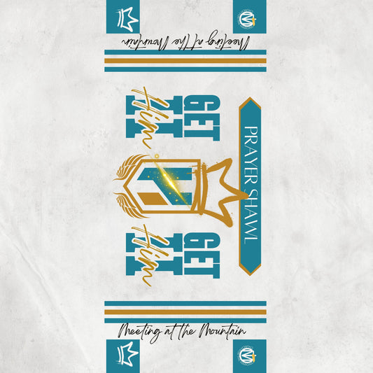 Get To HIM Prayer Shawl – Teal